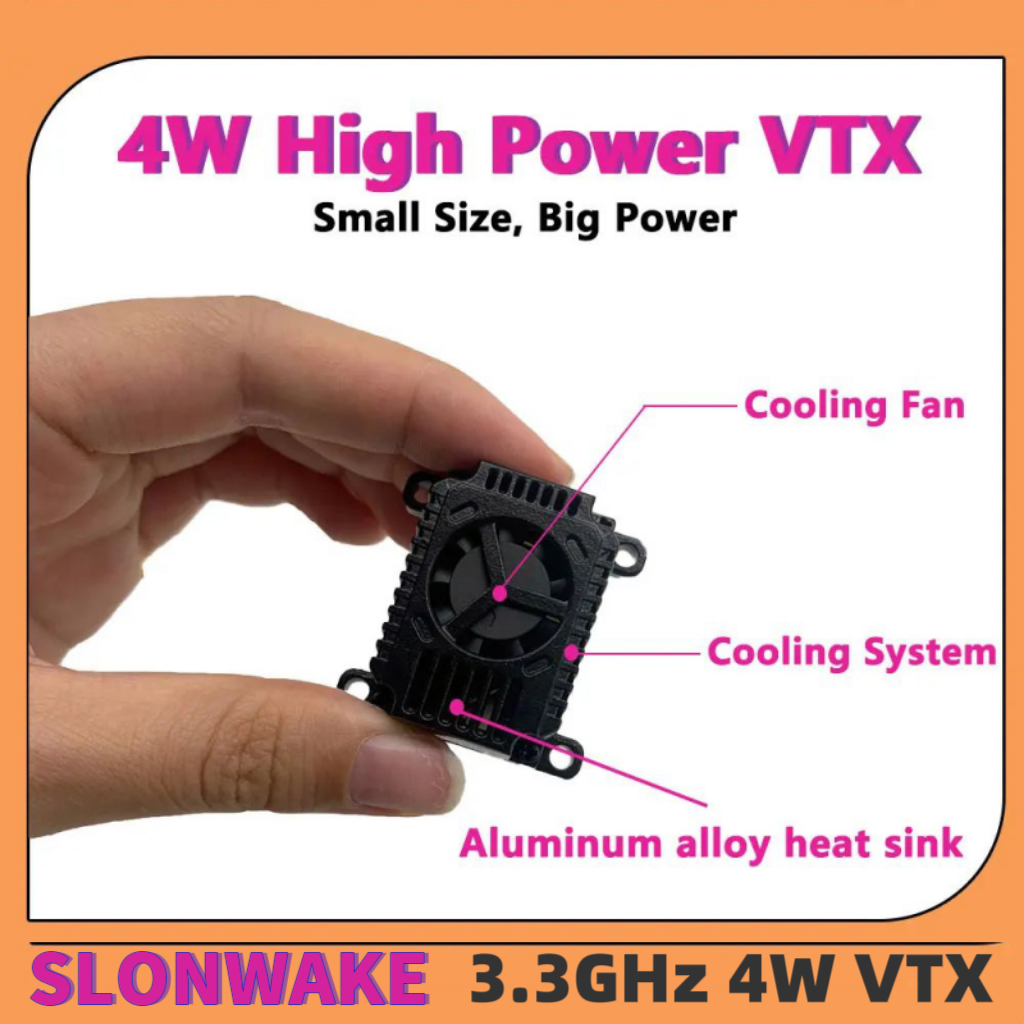 SLONWAKE FPV 3.3G 16CH 4000mW  - Fpv Drone Receiver のレビューと価格