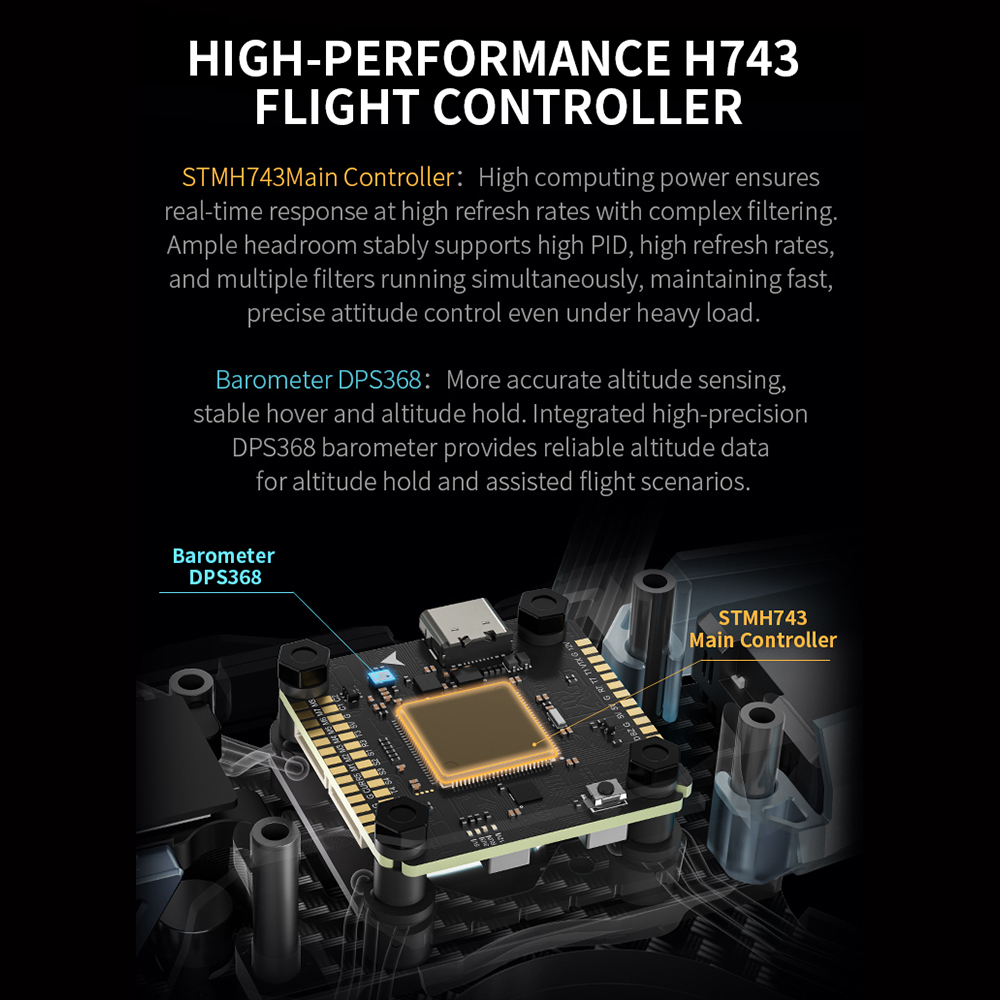 Axisflying H743 PRO Flight Con - Fpv Drone Flight Controller のレビューと価格