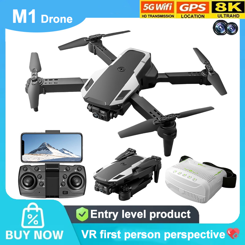 M1 Foldable Drone HD Camera Op - Fpv Drone Goggles のレビューと価格
