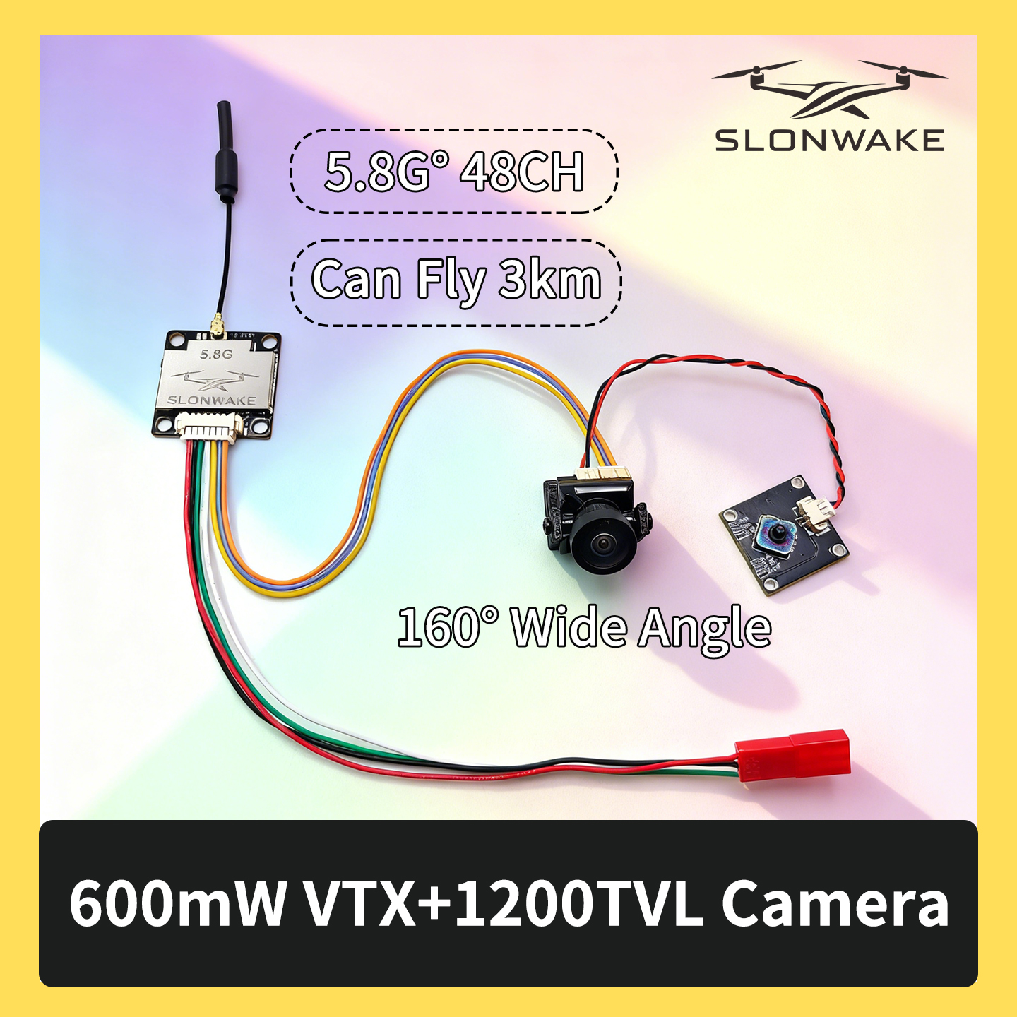 SLONWAKE 5.8G 600mW 7-24V FPV  - Fpv Drone Transmitter のレビューと価格