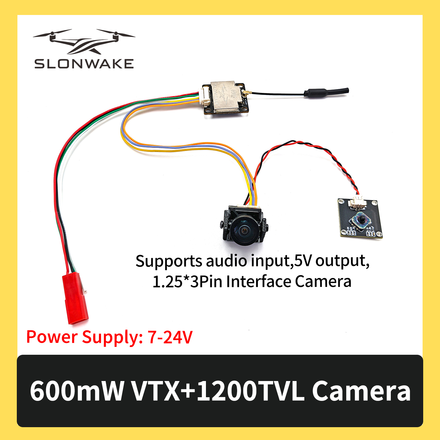SLONWAKE 5.8G 600mW 7-24V FPV  - Fpv Drone Transmitter のレビューと価格