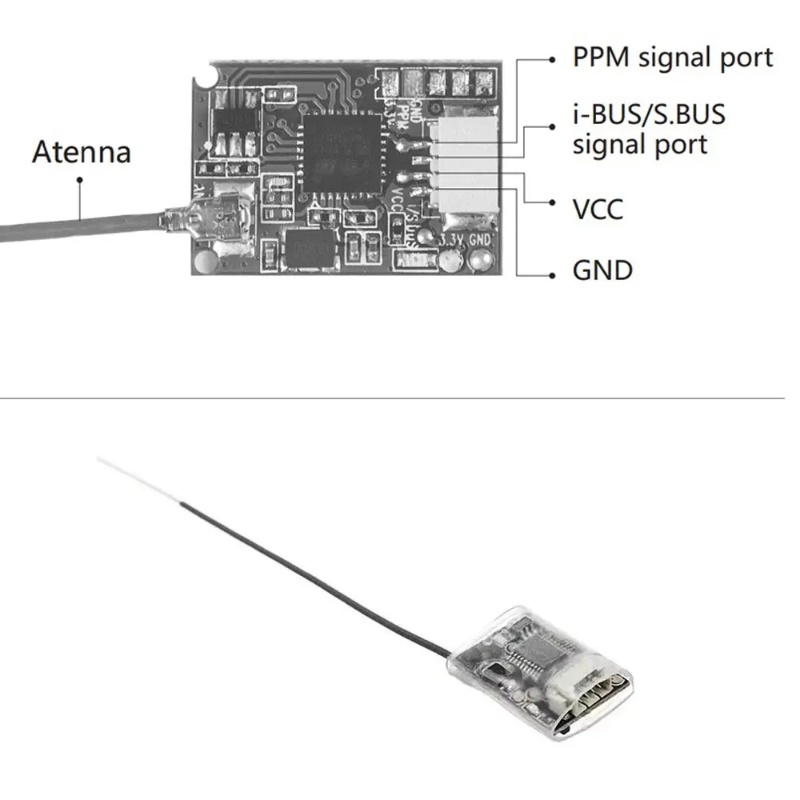 Flysky FS-8A 8CH 18CH Mini Rec - Fpv Drone Flight Controller のレビューと価格