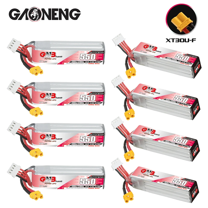 GNB HV 11.4V 550mAh 100C/200C  - Fpv Drone Battery のレビューと価格
