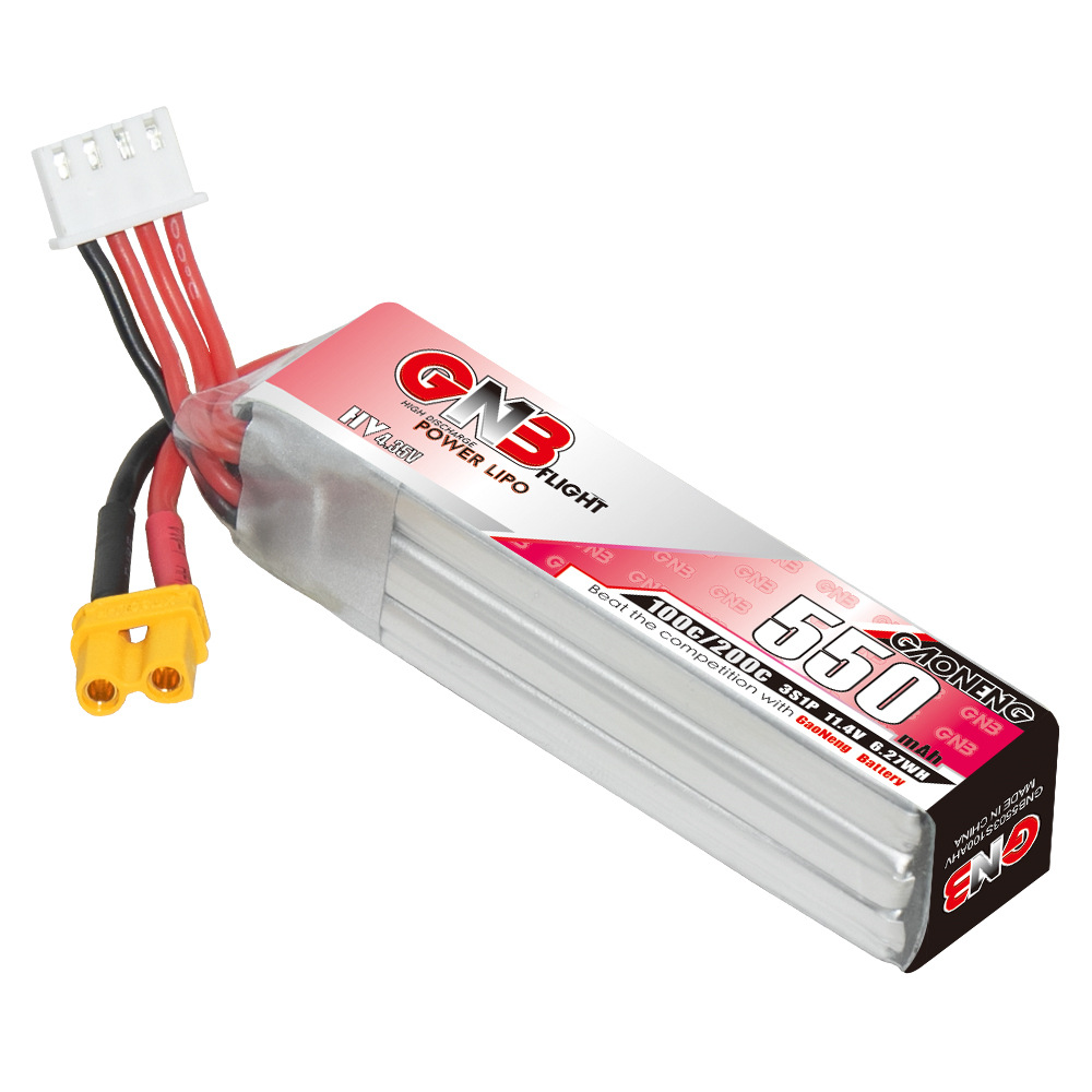 GNB HV 11.4V 550mAh 100C/200C  - Fpv Drone Battery のレビューと価格