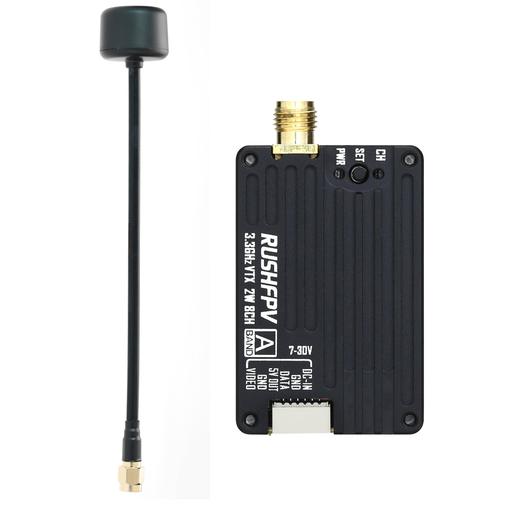 RUSHFPV 3.3G 2W VTX Transmitte - Fpv Drone Antenna のレビューと価格