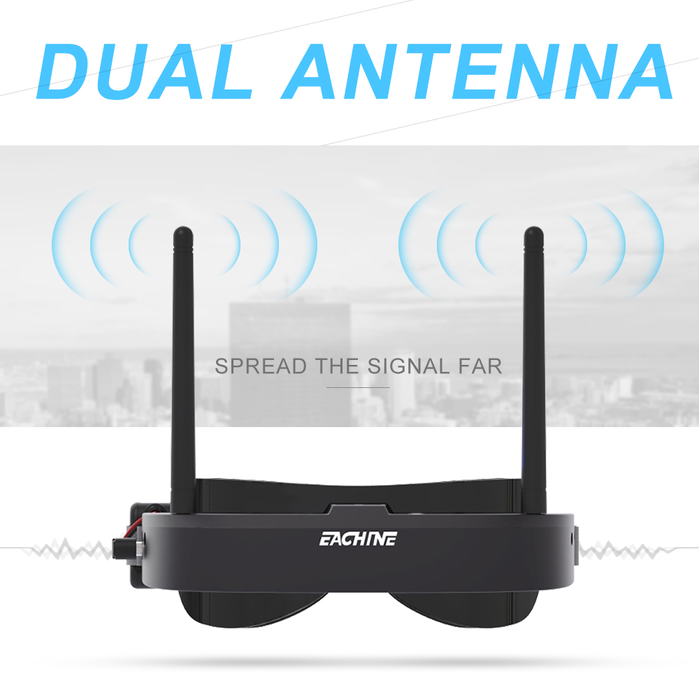 Eachine EV100 720*540 5.8G 72C - Fpv Drone Goggles のレビューと価格