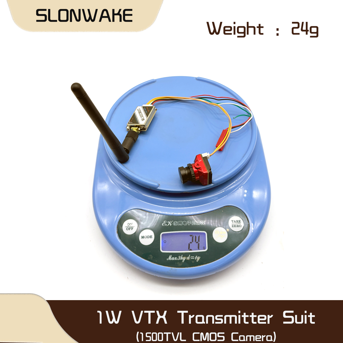 SLONWAKE  5.8G 48CH 1W VTX 100 - Fpv Drone Frame のレビューと価格