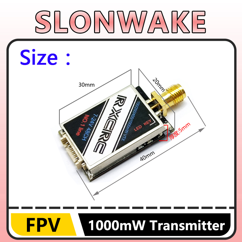 SLONWAKE  5.8G 48CH 1W VTX 100 - Fpv Drone Frame のレビューと価格