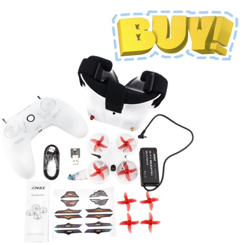 EMAX EZ Pilot 82MM Mini 5.8G I - Fpv Drone Goggles のレビューと価格