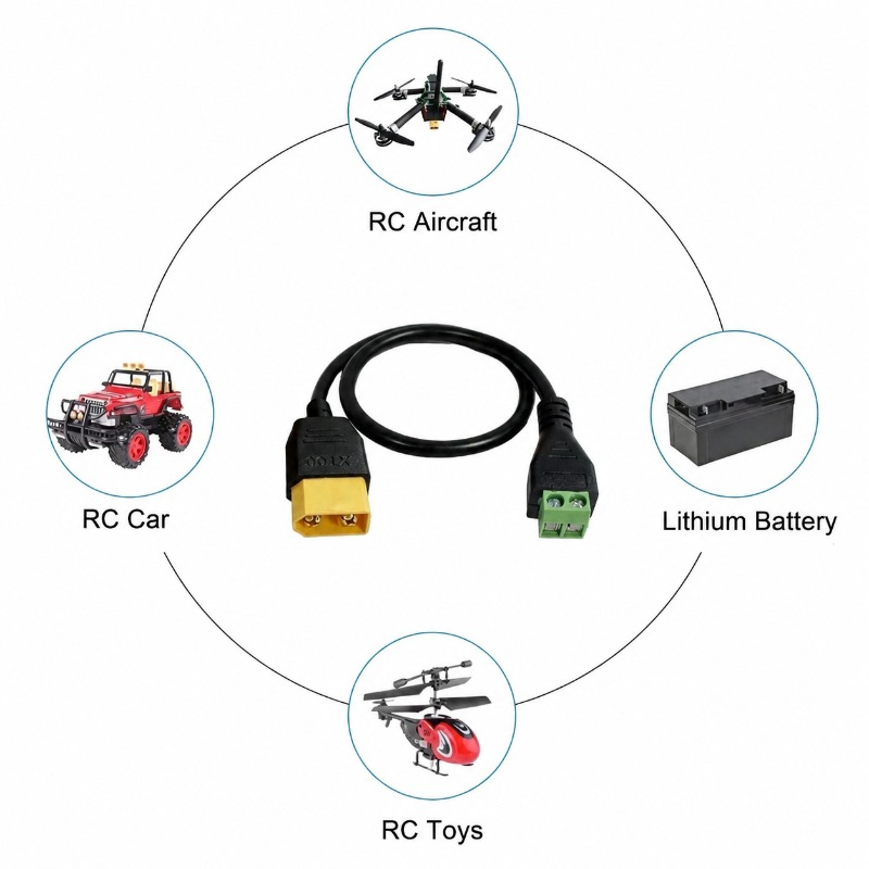 XT60 Connector Male Female To  - Fpv Drone Charger のレビューと価格