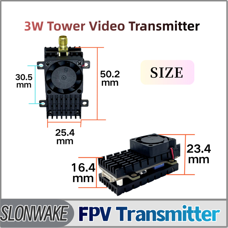SLONWAKE 5.8G 3000mW Simulatio - Fpv Drone Transmitter のレビューと価格