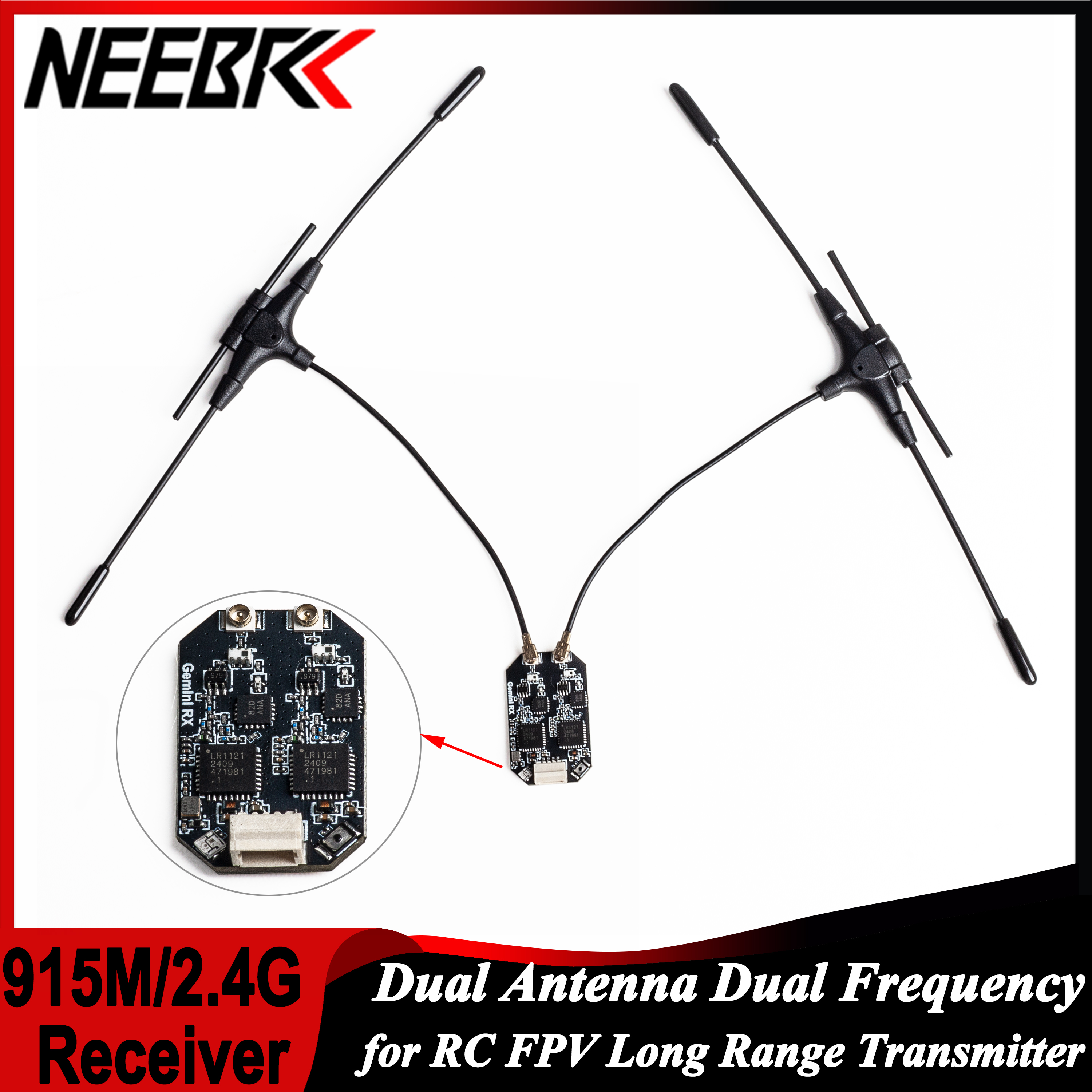 ELRS 915MHz/2.4GHz Gemini Dual - Fpv Drone Quadcopter のレビューと価格